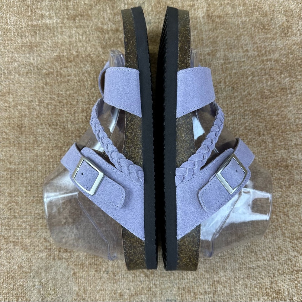 Mountain Sole NWOT Lavender Leather Slip-On/Sandals Size 9 - Picture 10 of 13